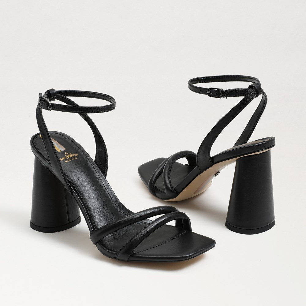 Kia Block Heel Sandal Black