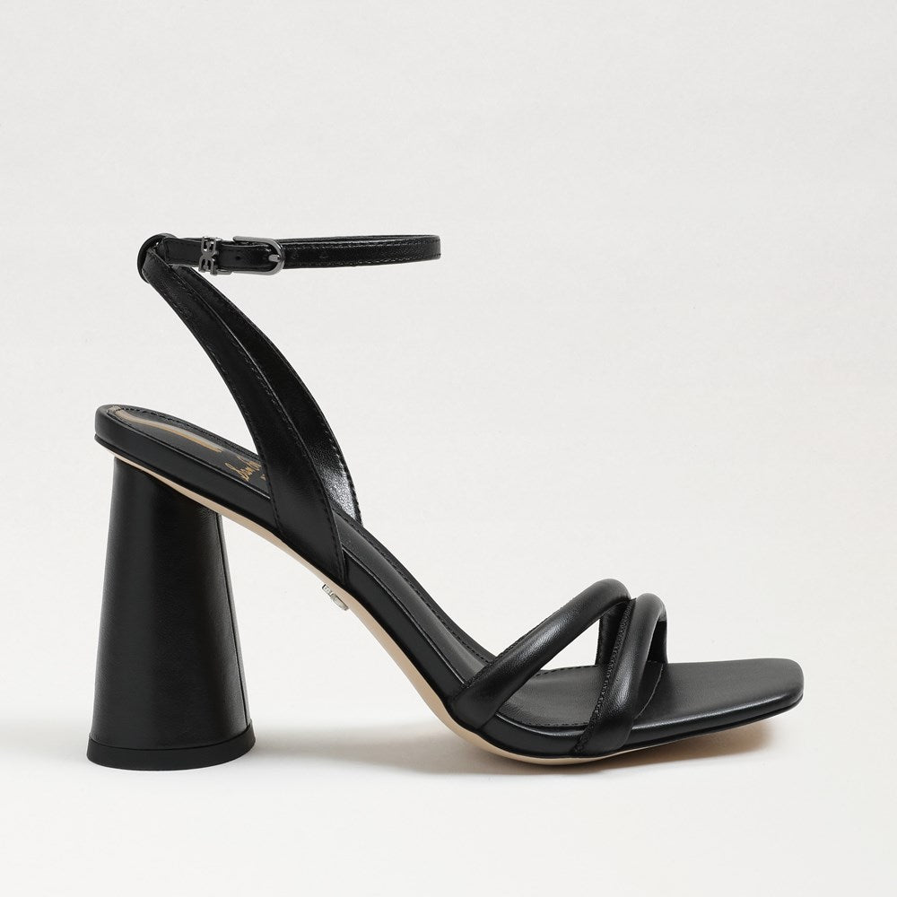 Kia Block Heel Sandal Black