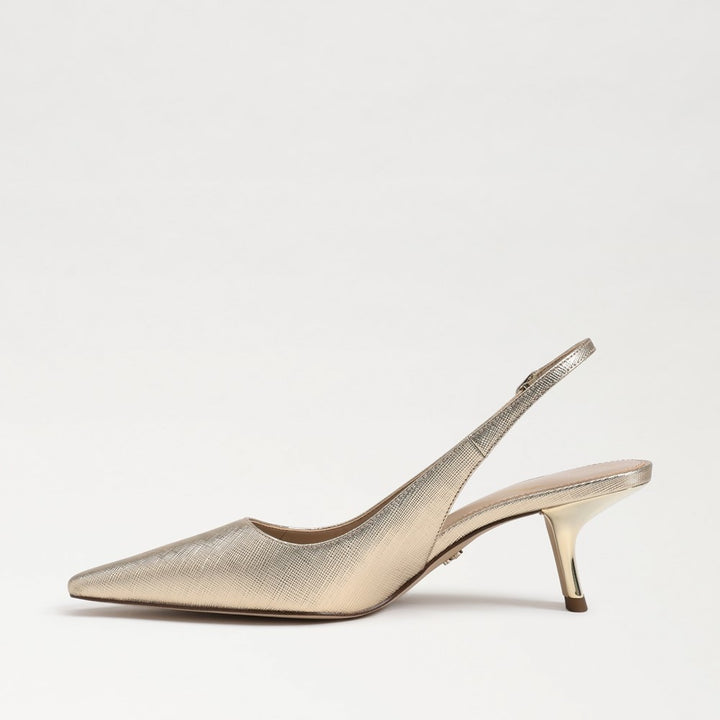 Bianka Slingback Pump Gold Leaf