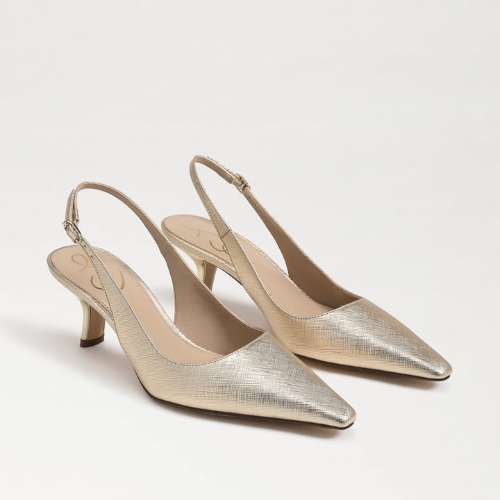 Bianka Slingback Pump Gold Leaf