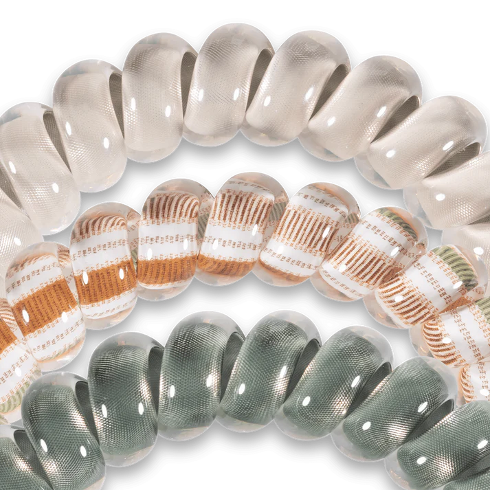 Spiral Hair Coils Large Eucalyptus Hair Ties