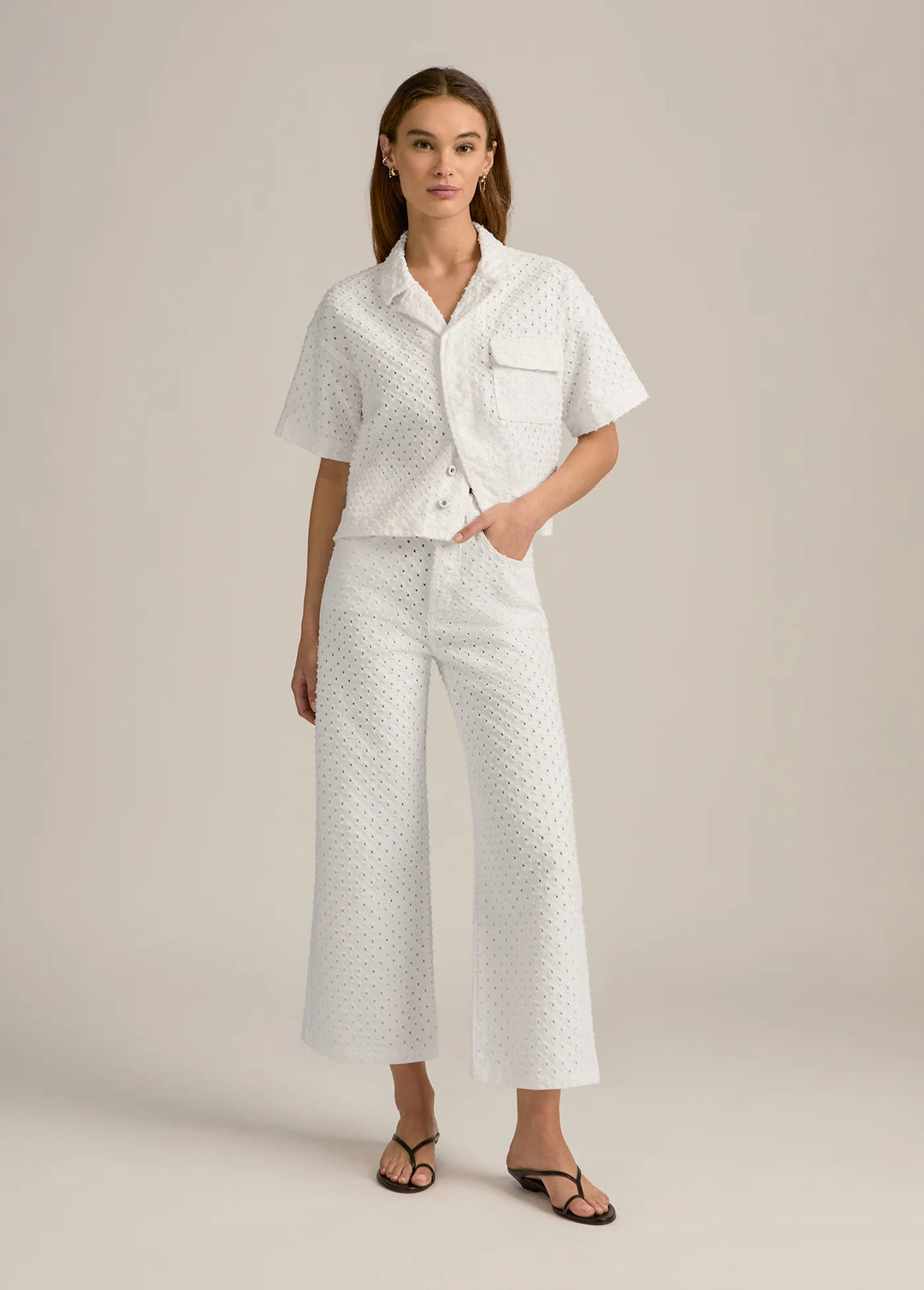 The Masha Super High Rise Wide Leg Crop