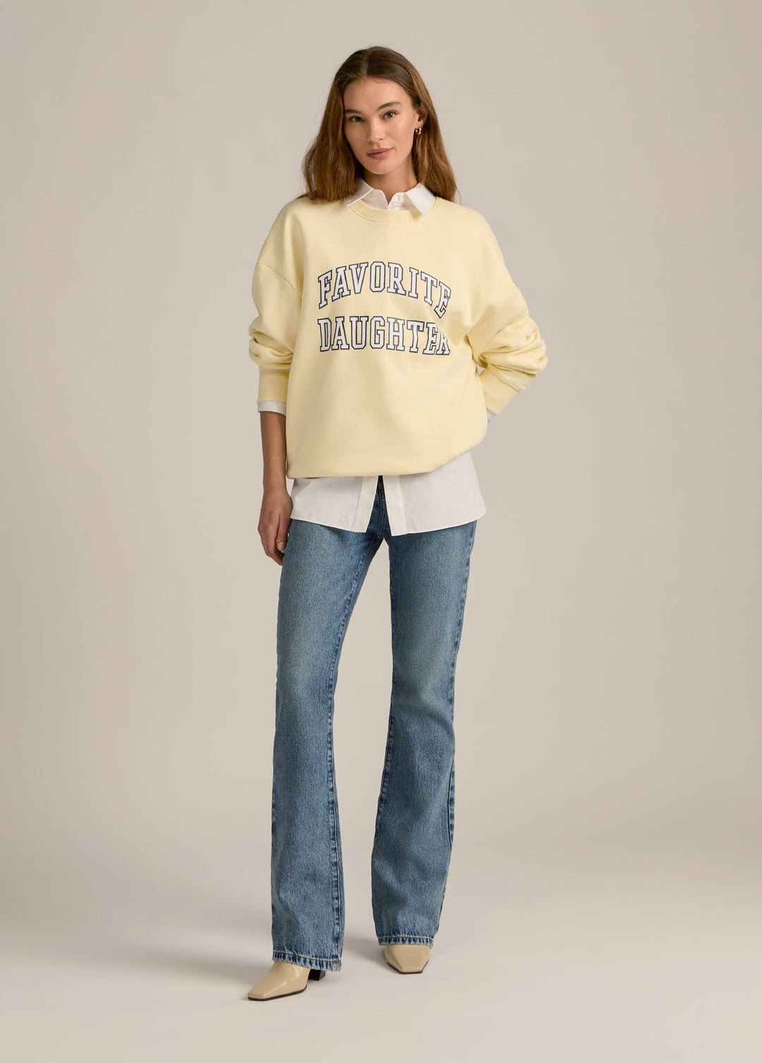Collegiate Sweatshirt Moonbeam