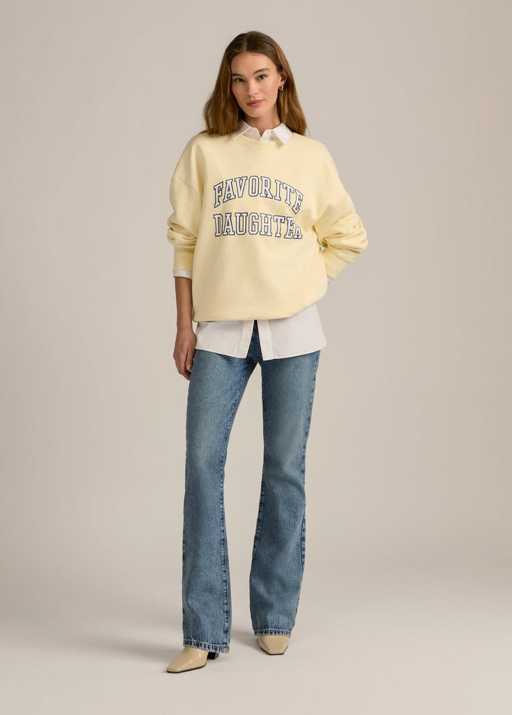 Collegiate Sweatshirt Moonbeam