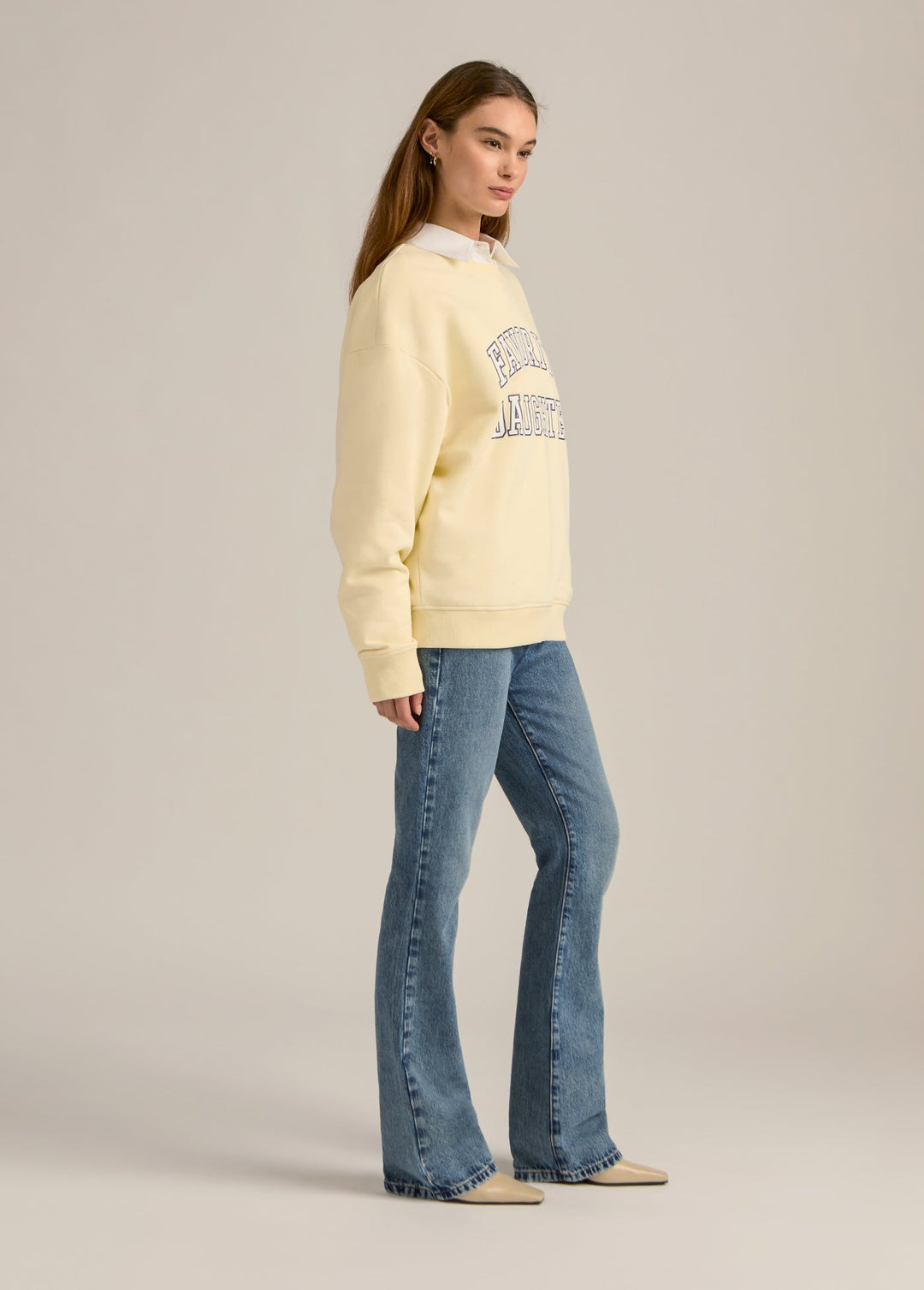 Collegiate Sweatshirt Moonbeam