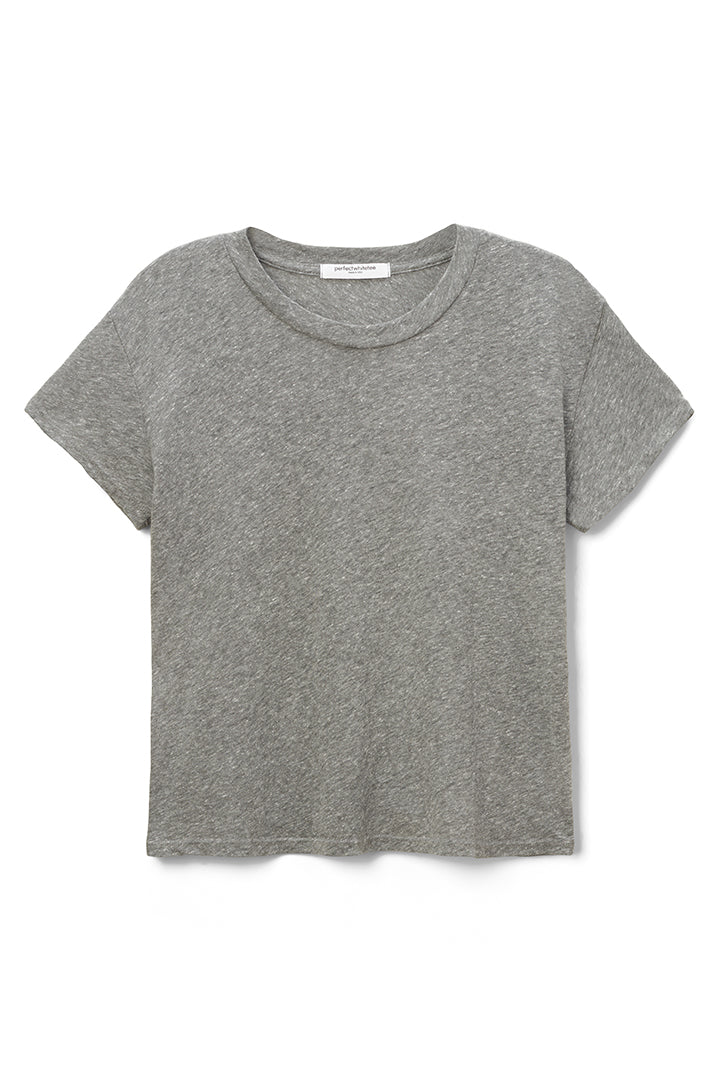 Harley Boxy Crew Tee Heather Grey