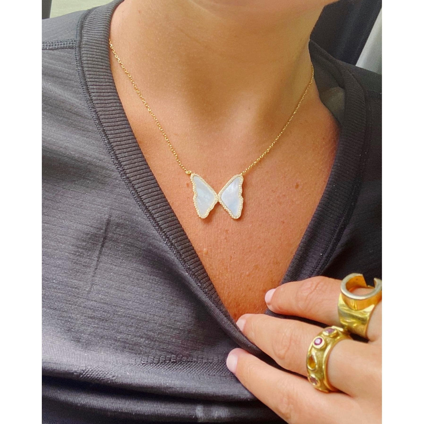 Caro Butterfly Necklace