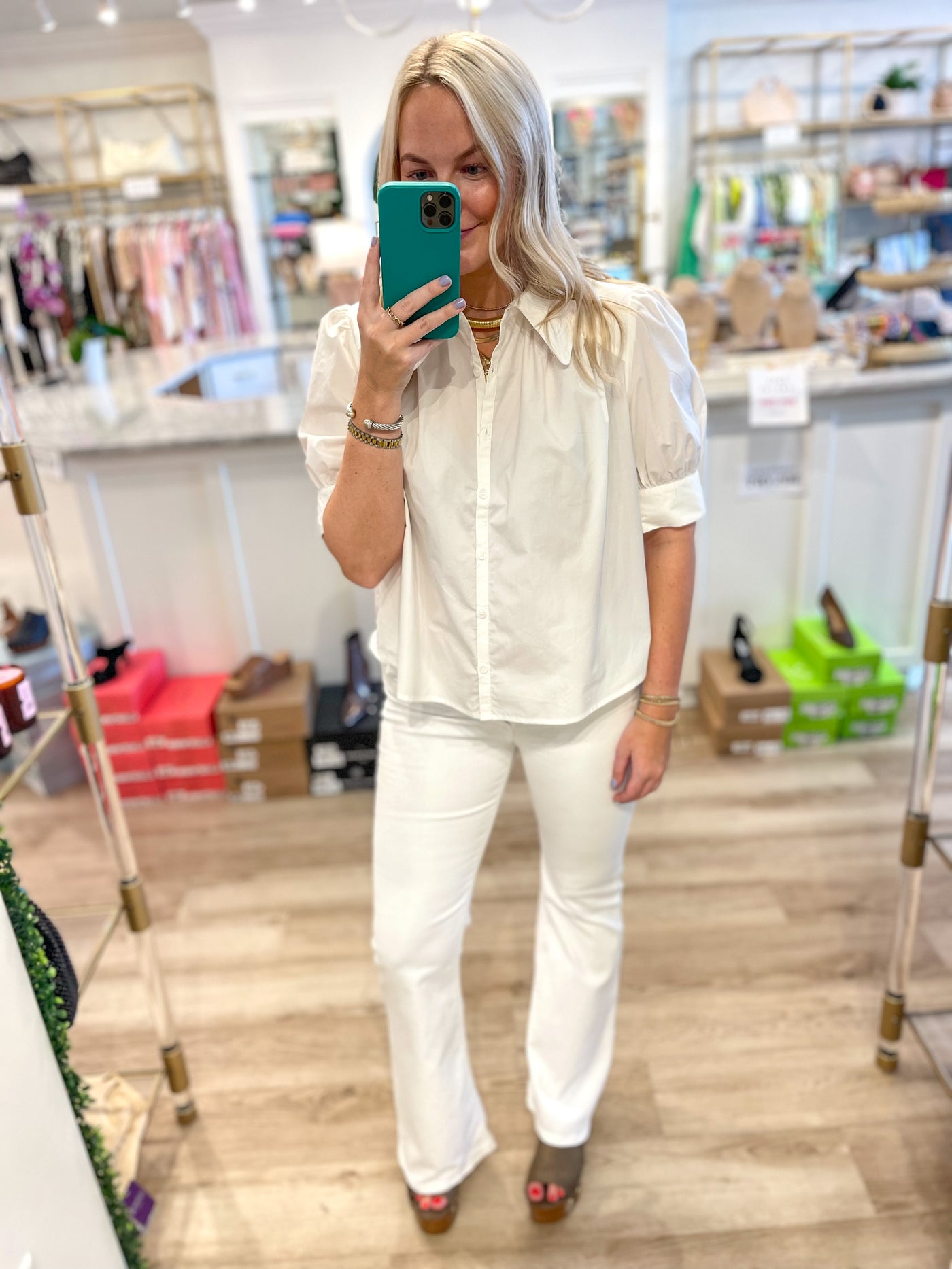 Klariza Shirt White
