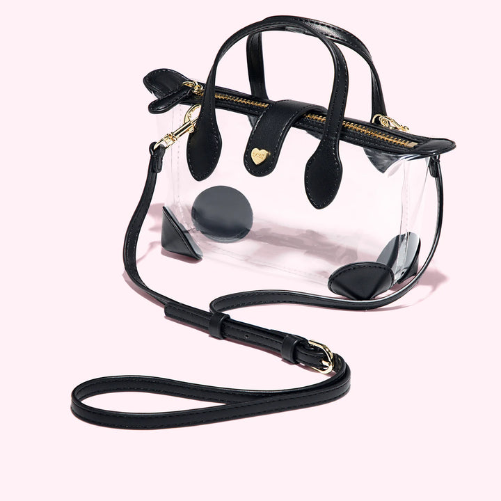 Clear Pouchette Crossbody Bag 01 Clear/Noir
