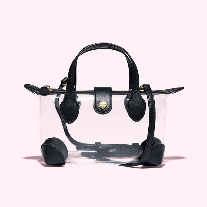 Clear Pouchette Crossbody Bag 01 Clear/Noir