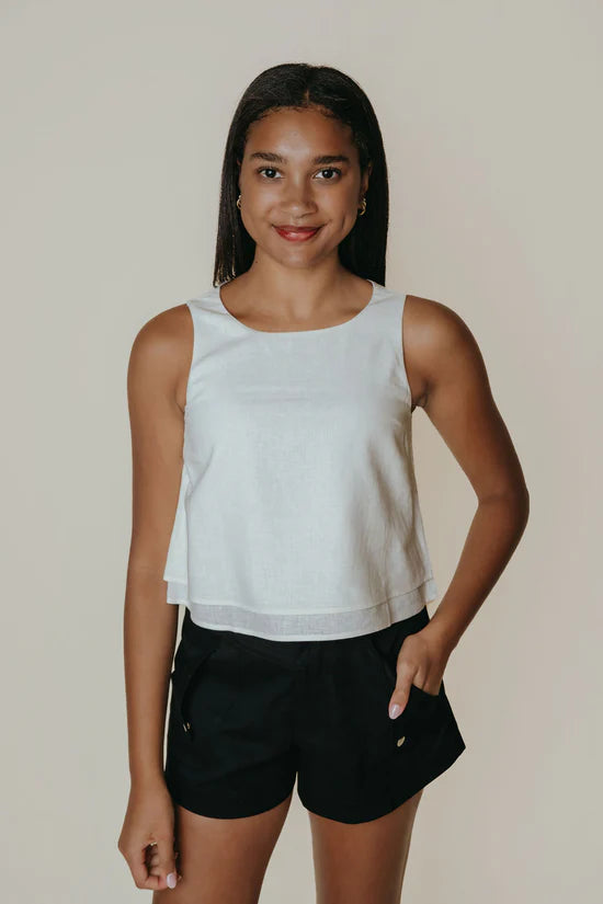 June Top Natural