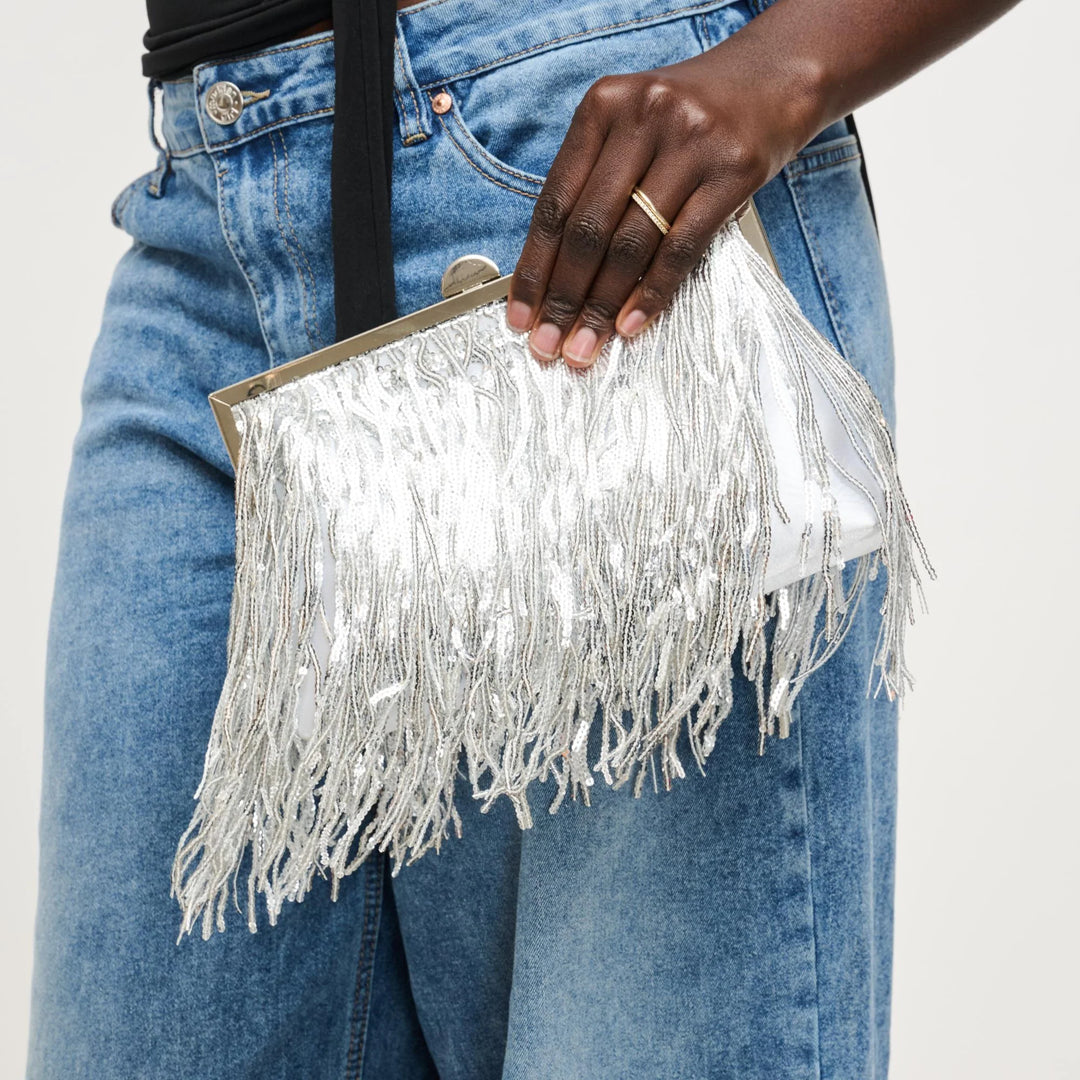 Celestia Evening Bag Silver