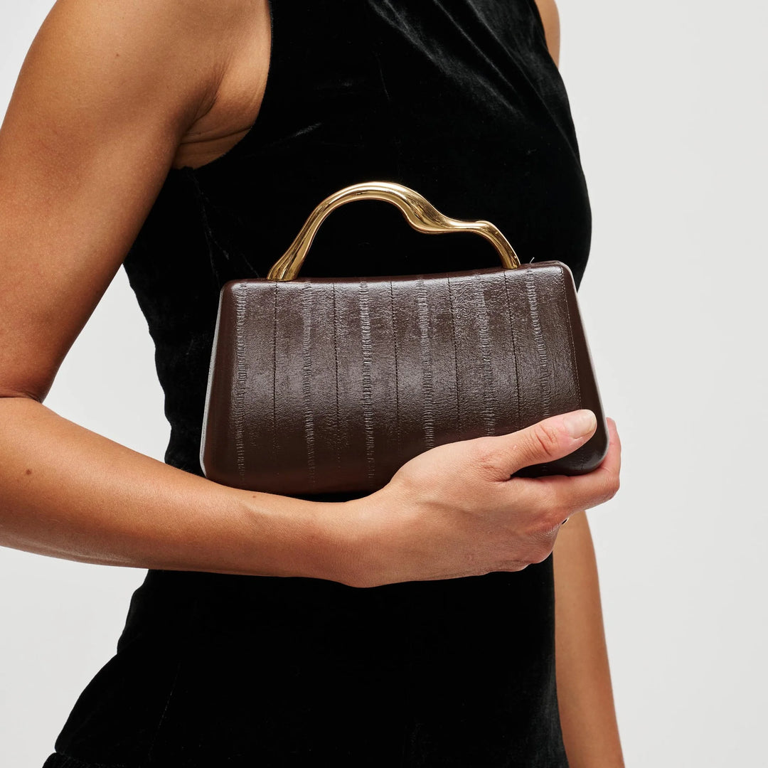 Nichelle Clutch Espresso