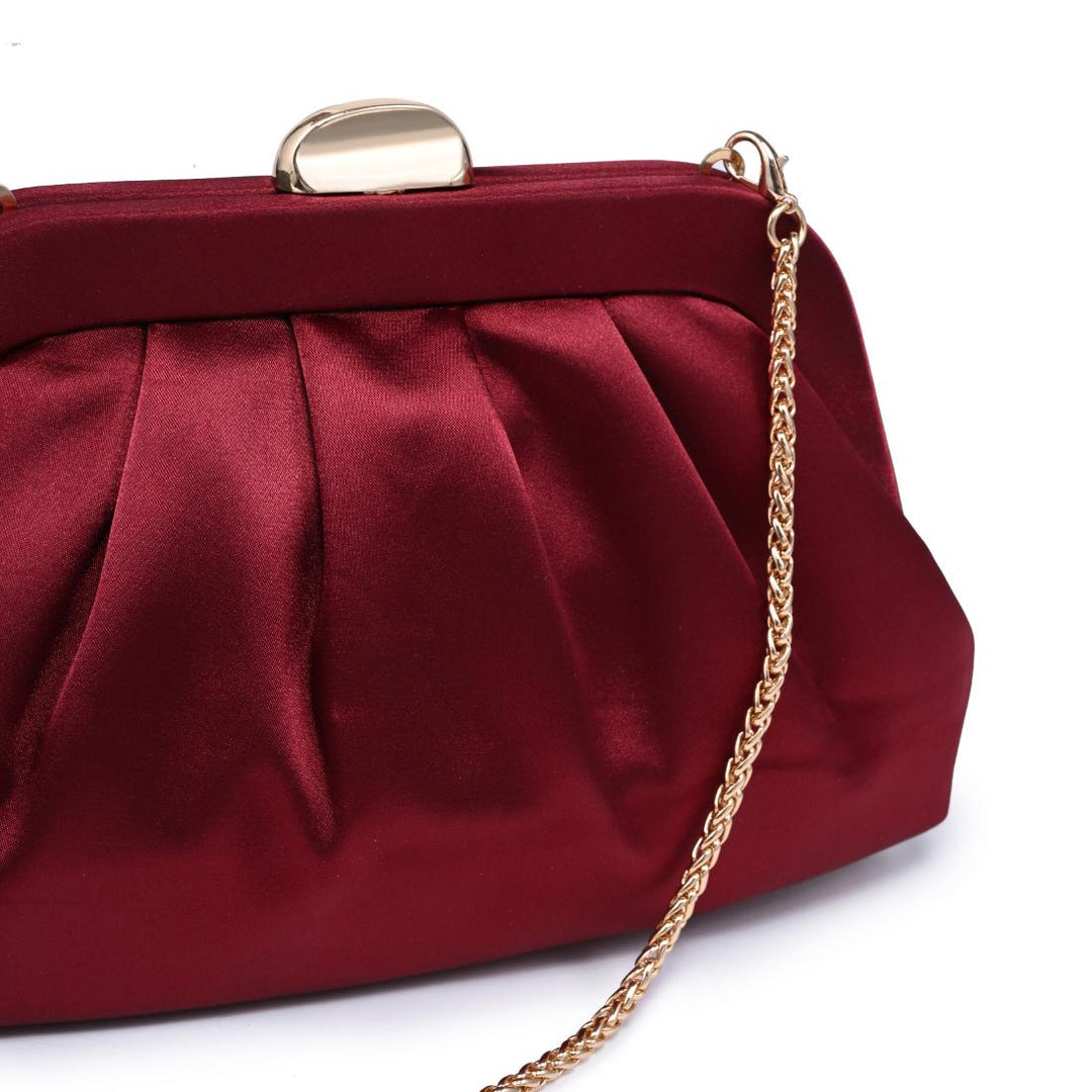 Winter Clutch Burgundy