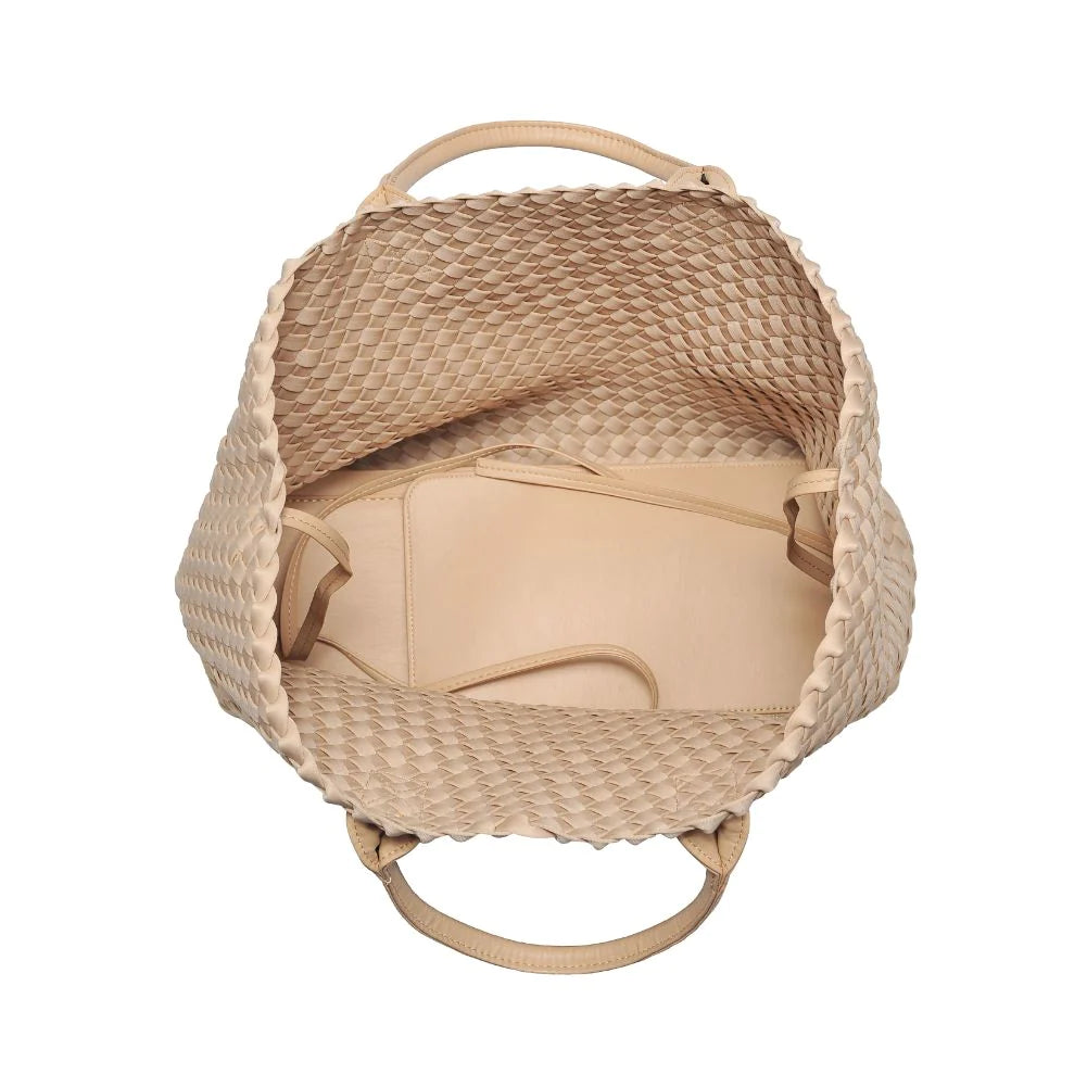 Ithaca Woven Neoprene Tote Natural