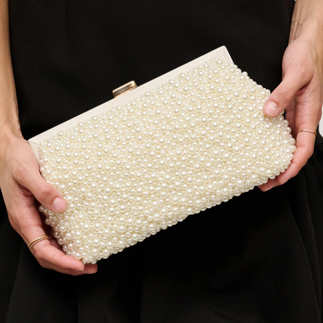 Samira Evening Bag Ivory