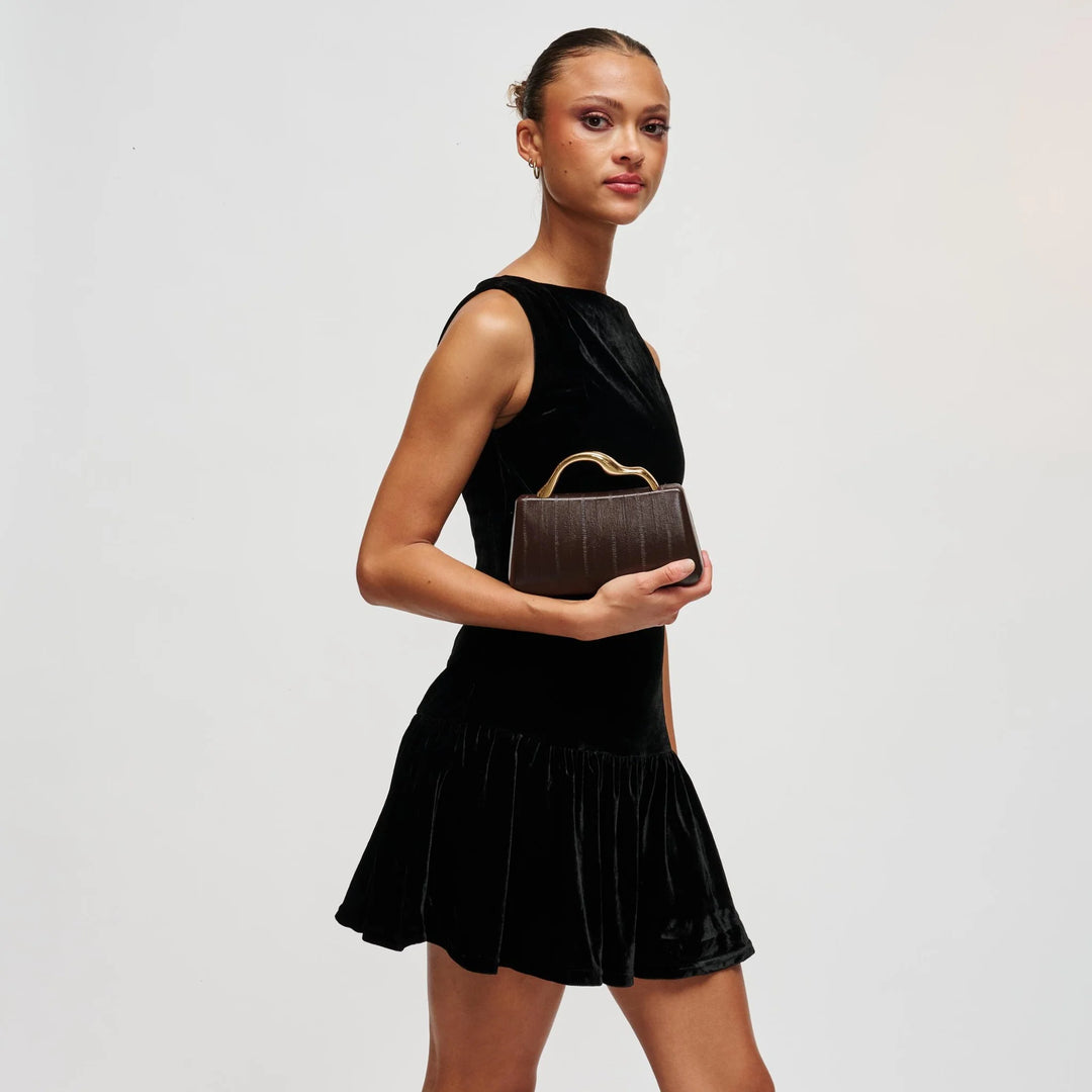 Nichelle Clutch Espresso