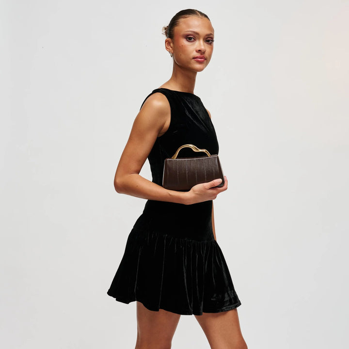 Nichelle Clutch Espresso