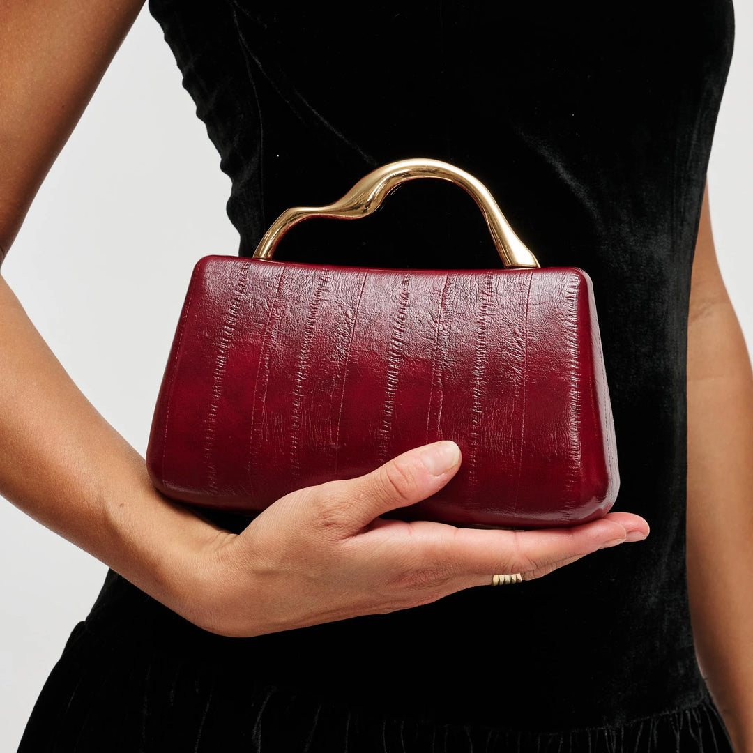 Nichelle Clutch Burgundy