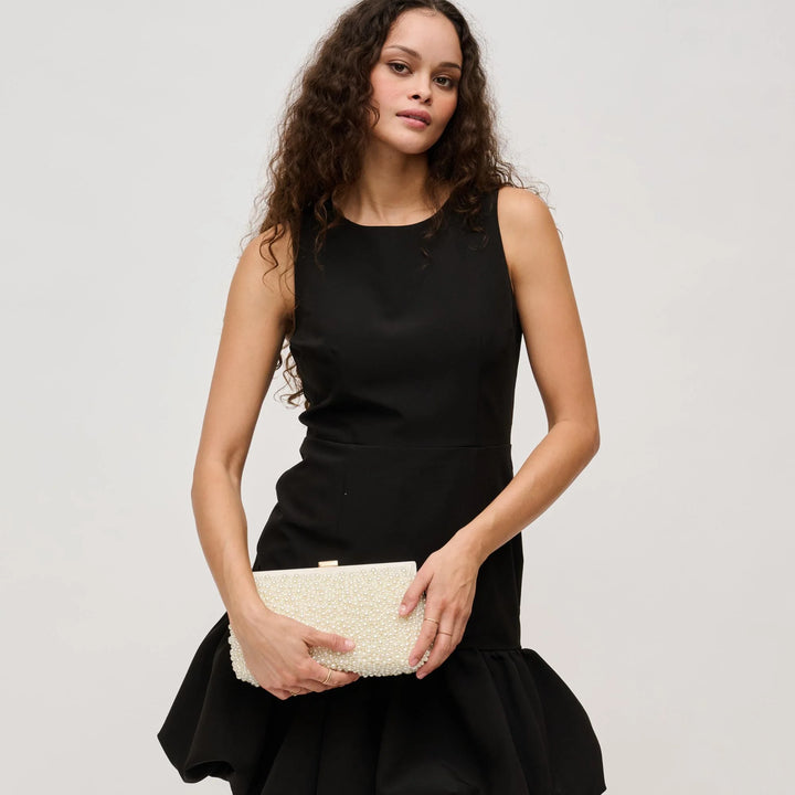 Samira Evening Bag Ivory