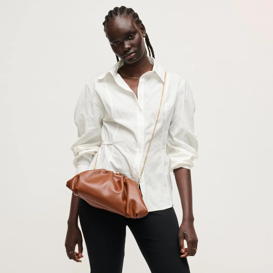 Jennifer Clutch Chocolate