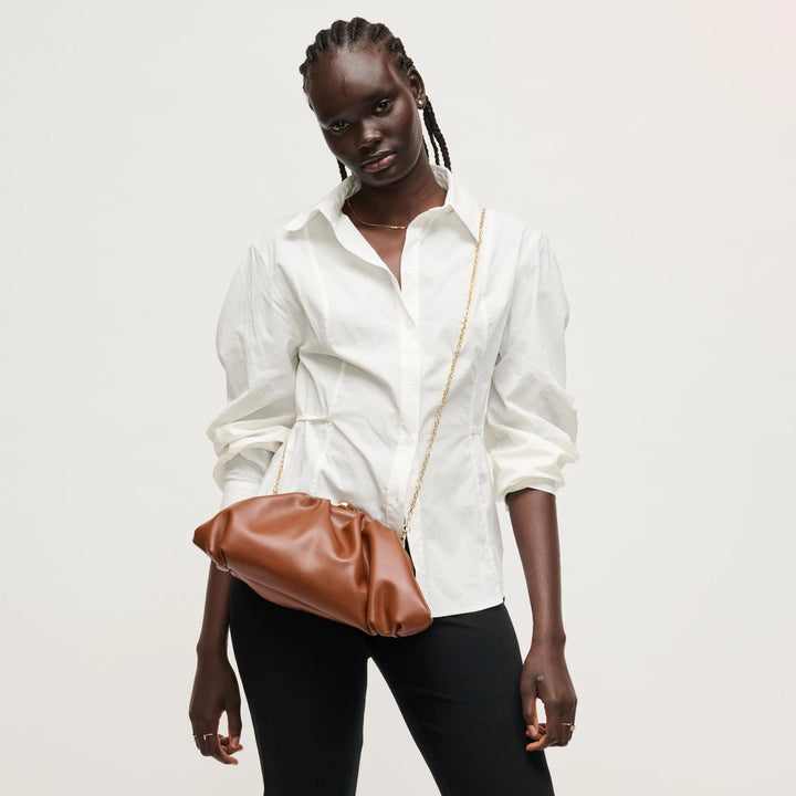 Jennifer Clutch Chocolate