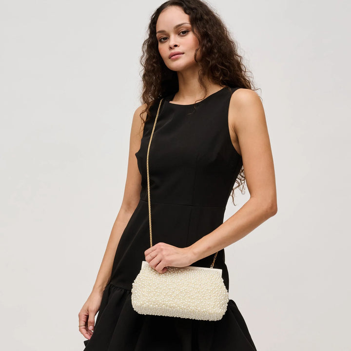 Samira Evening Bag Ivory