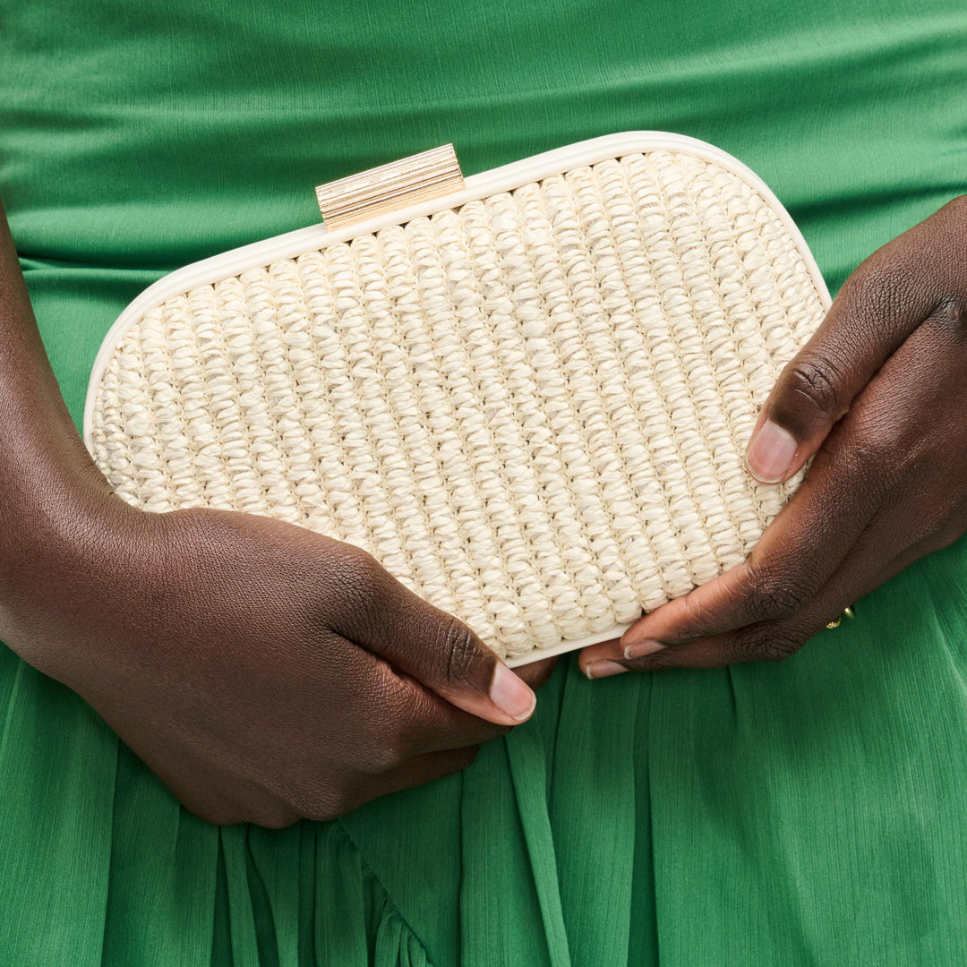 Alix Evening Bag Ivory
