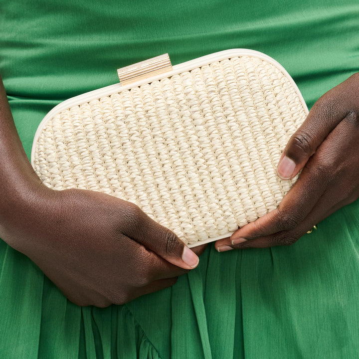Alix Evening Bag Ivory