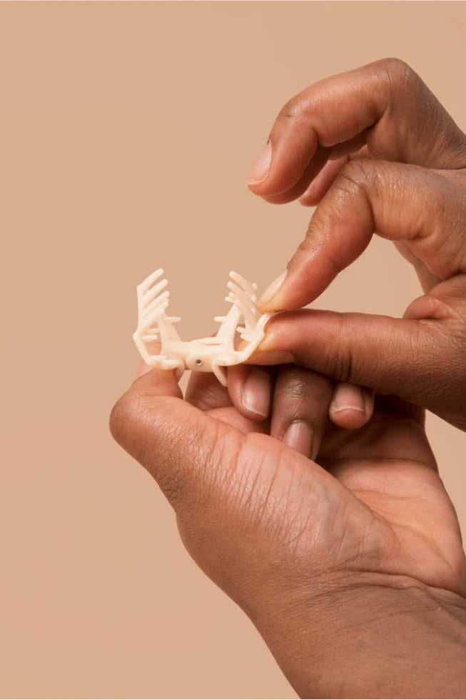 Open Hair Clip Tiny Tortoise