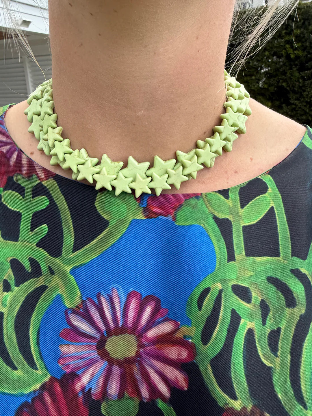 Sea Star Necklace Small Green