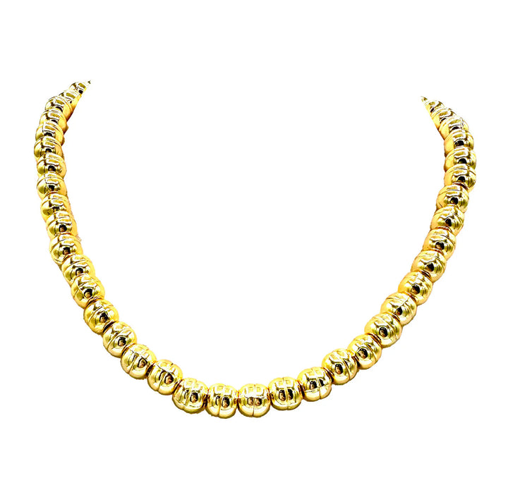 Marta Statement Ball Necklace Gold