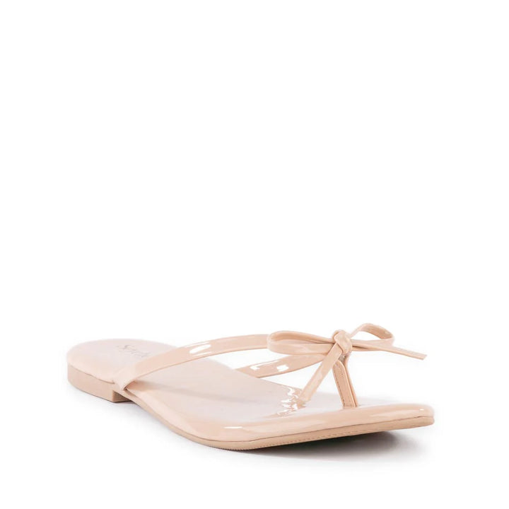 Wish List Sandal Beige Patent