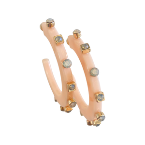 City Girl Jewel Hoop Small