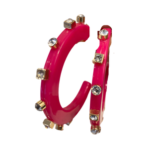 City Girl Jewel Hoop Large