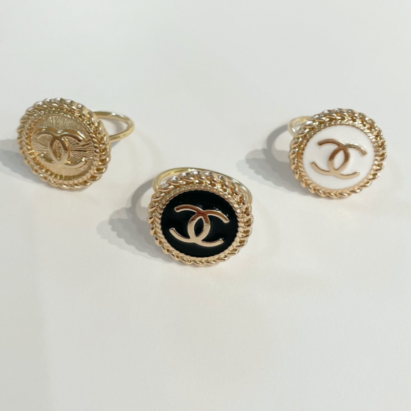 Large Chanel Rope Ring