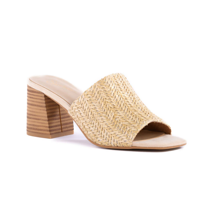 Adapt Sandal Natural Raffia