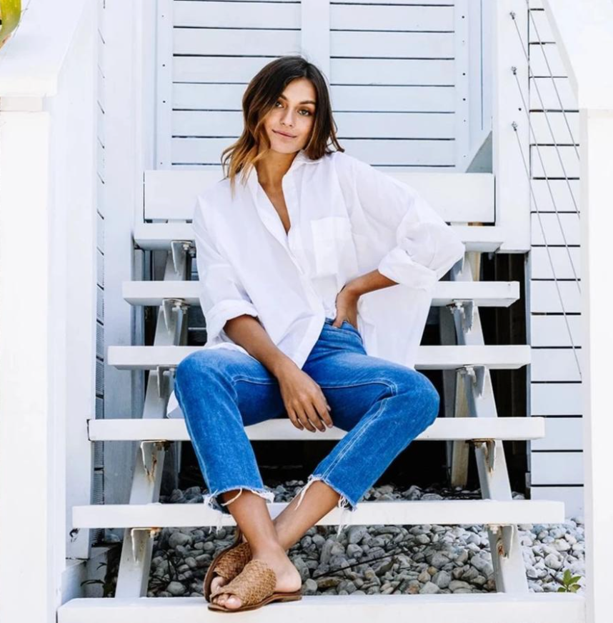 Cate Shirt White Cotton