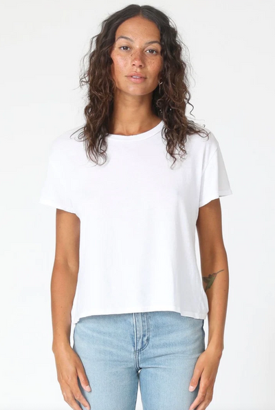 Harley Boxy Crew White