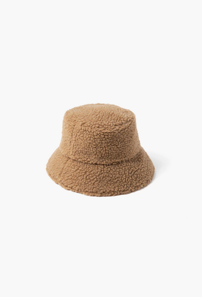 Teddy Bucket Hat Camel