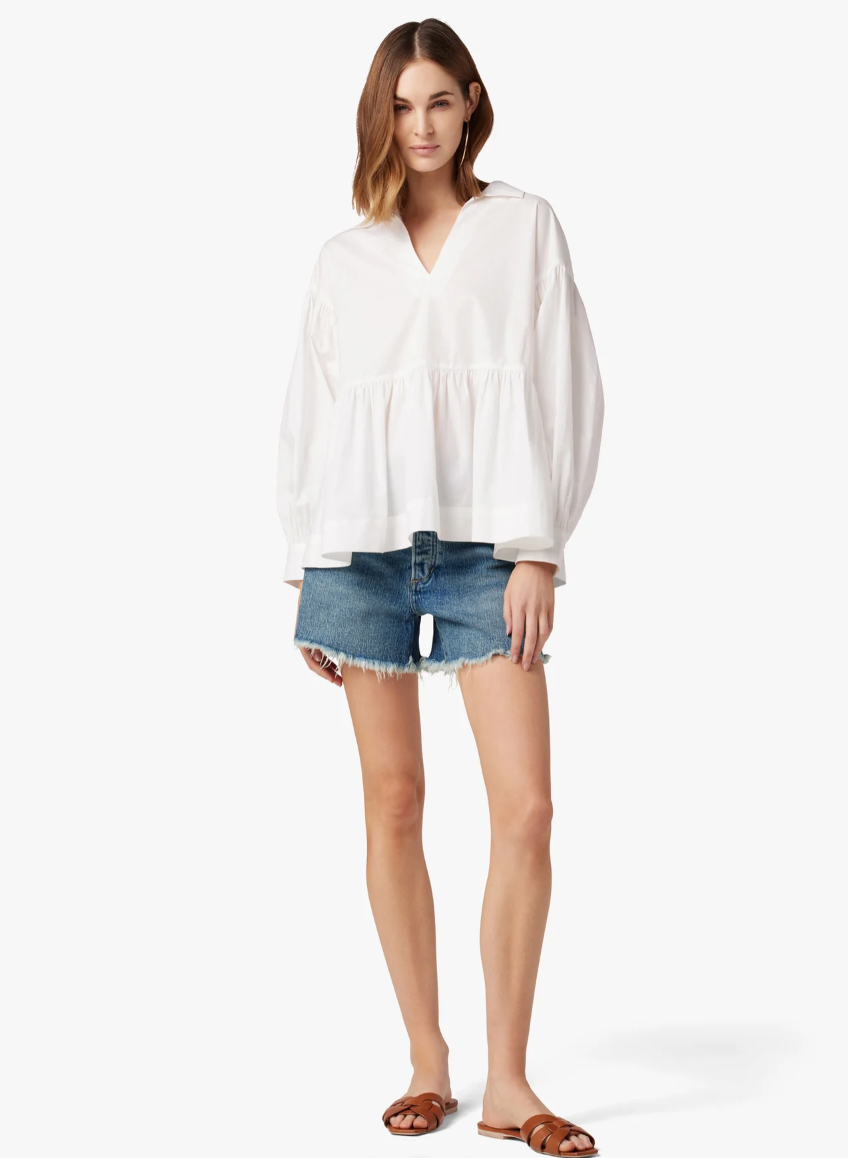 The Jessie Relaxed Short with Fray Hem