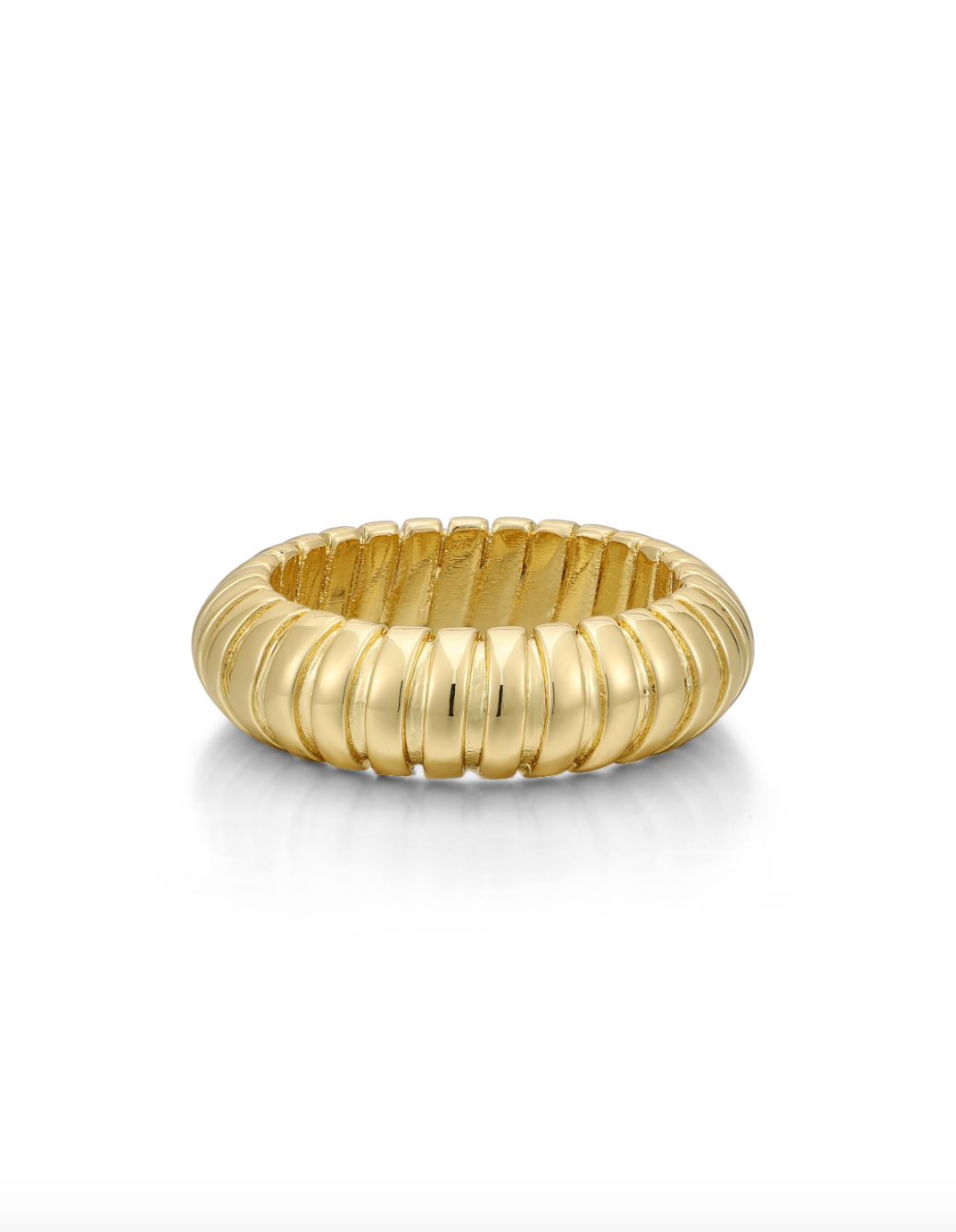 Snake Chain Ring Gold