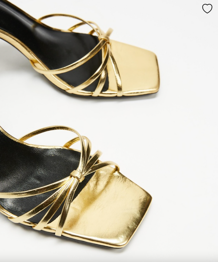 Charm Heel Gold