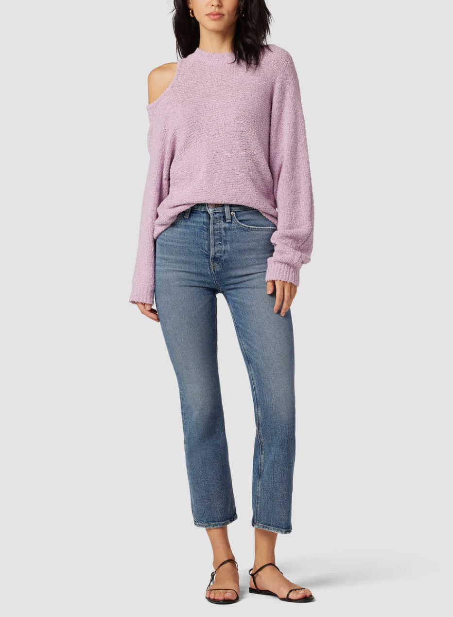 Faye Ultra High Rise Bootcut Crop Canal