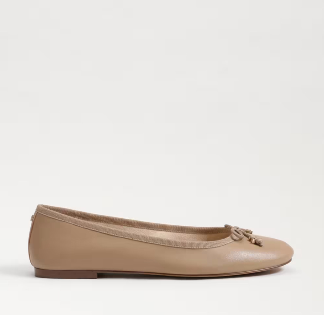 Felicia Luxe Ballet Flat Soft Beige