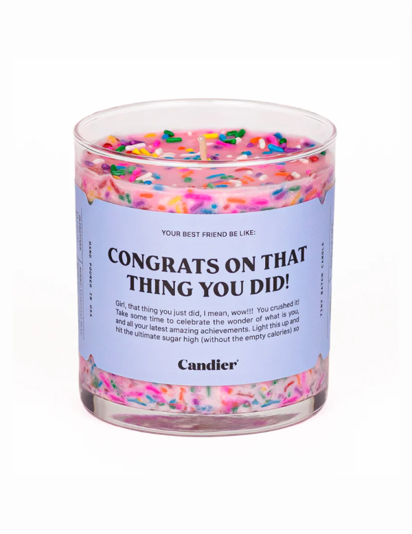 Congrats Candle