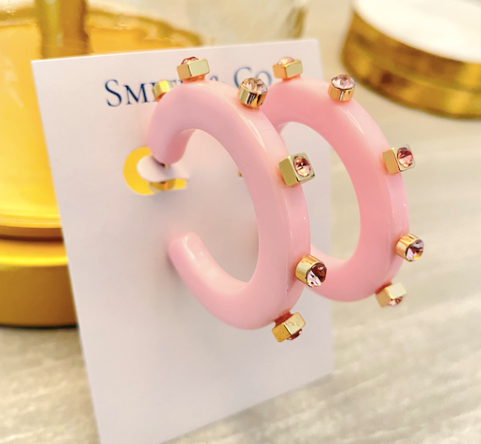 City Girl Jewel Hoop Small