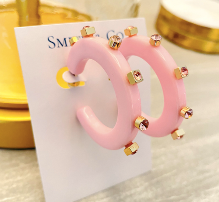 City Girl Jewel Hoop Small