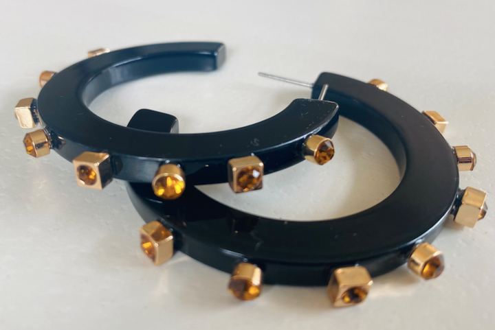 City Girl Jewel Hoop Small