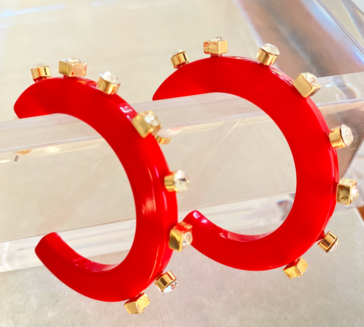 City Girl Jewel Hoop Small